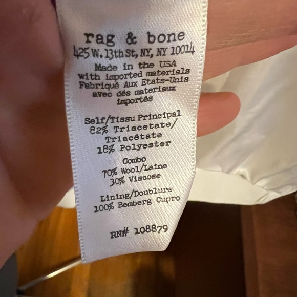 Rag & bone white Windsor blazer. NWT! - Picture 3 of 15